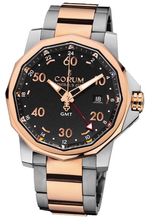 Corum Admirals Cup Challenger GMT 44 Replica watch 383.330.24/V705 AN12